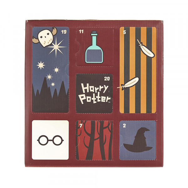 Paladone 24 Door Advent Calendar Harry Potter: Cube